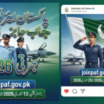 PAF Jobs 2026 online registration for Airmen in various technical and non-technical trades